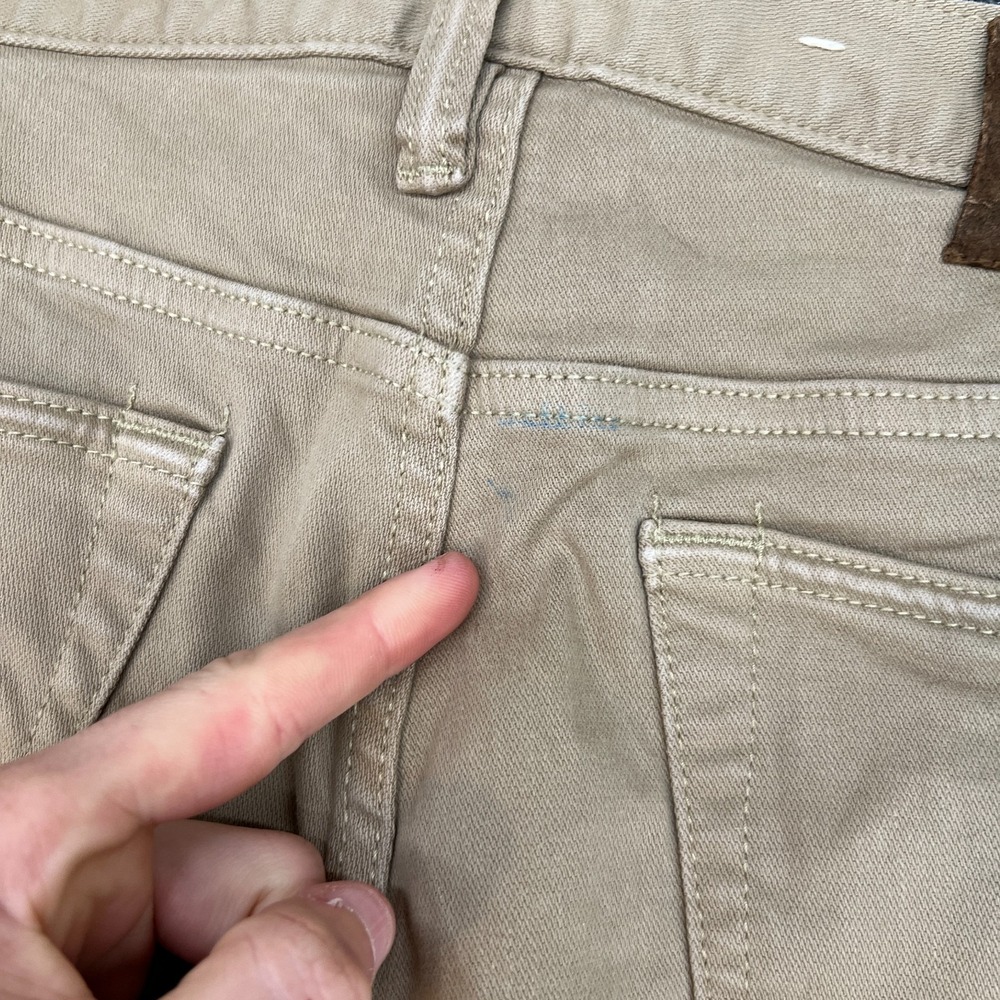 Todd Snyder Pants Men 31x30 Beige Chino Flat Front Straight Leg Zip Fly Stretch - Picture 14 of 16
